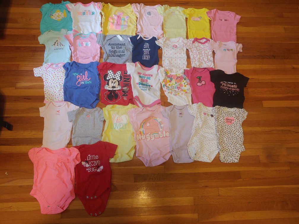 Lot Of Newborn Girls Clothes