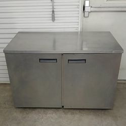Delfield Commercial Stainless Steel Undercounter Fridge 2 Door Cooler Refrigerator