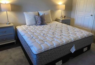 Latex Memory Foam Hybrid Mattresses and Boxspring TWIN