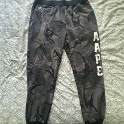 AAPE By A Bathing Ape Camouflage Pants