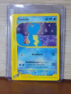 Squirtle #132/165 from the vintage 2002 Expedition Base Set