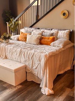 Lucid Queen Size Memory Foam Mattress and Frame
