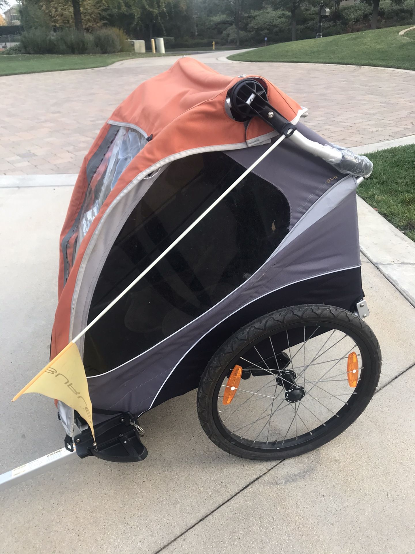 Burley D’lite double child bike attachment/stroller