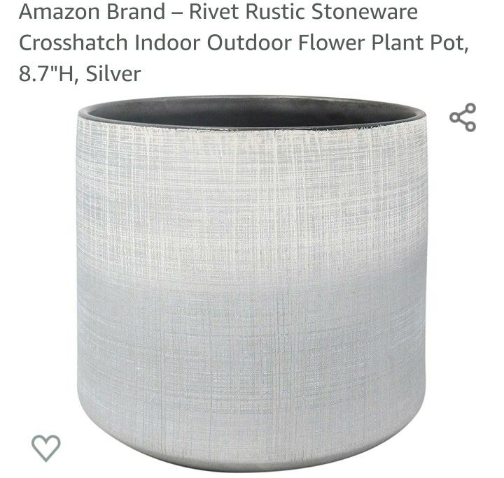 FLOWER PLANT POT INDOOR/OUTDOOR NEW IN A BOX