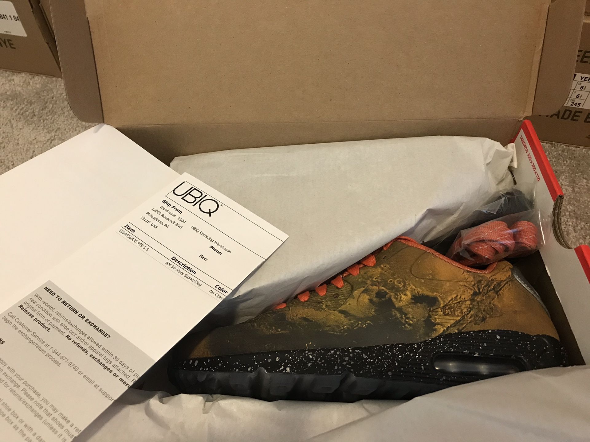 Men's Size women's size Nike Air Max 90 QS Mars Landing