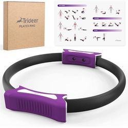 Trideer Pilates Ring 12 Inches Tall New In Package With Workout Manual 