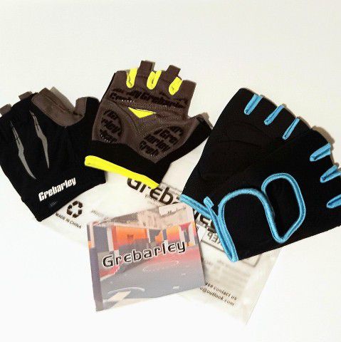 Brand NEW Unisex Cycling Gloves 2 Pair Bundle