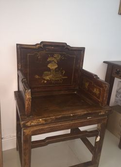 Antique wooden chair