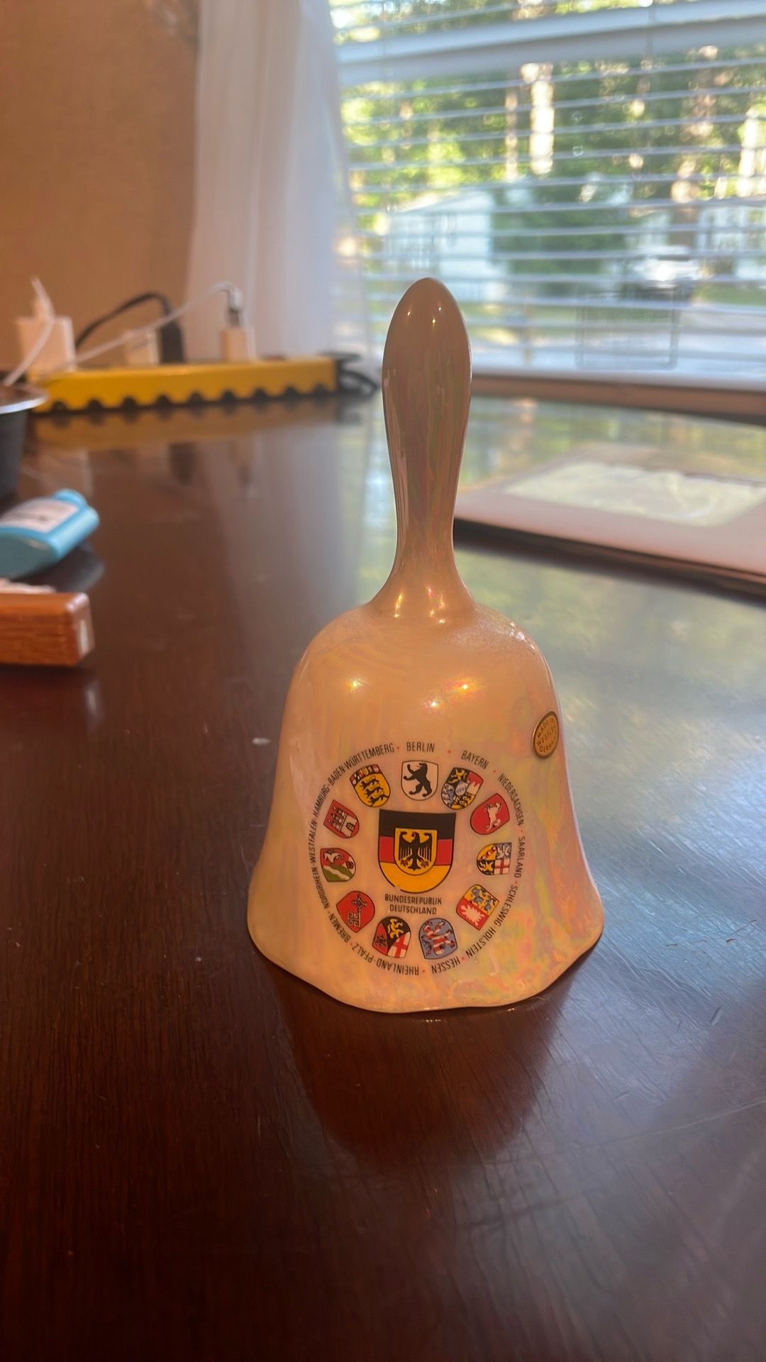Vintage Souvenir German Ceramic Bell