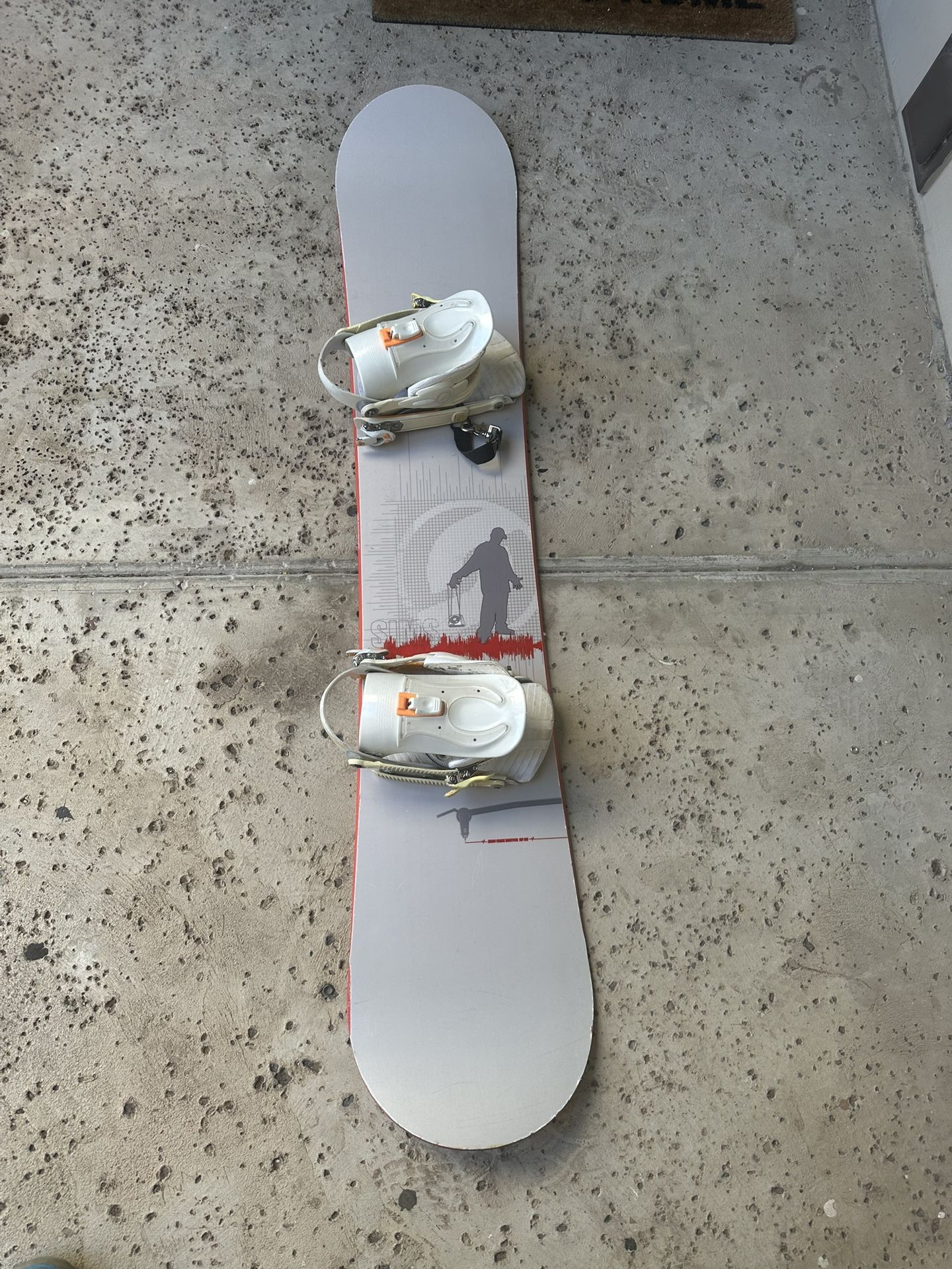 Sims Marc Frank Montoya Men’s Snowboard 157cm With Bindings