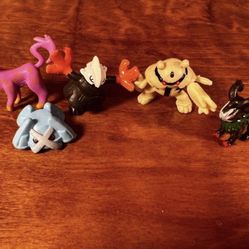 Lot of 5 Vintage Pokemon Figures Toys PVC Collectible Mini Figurines