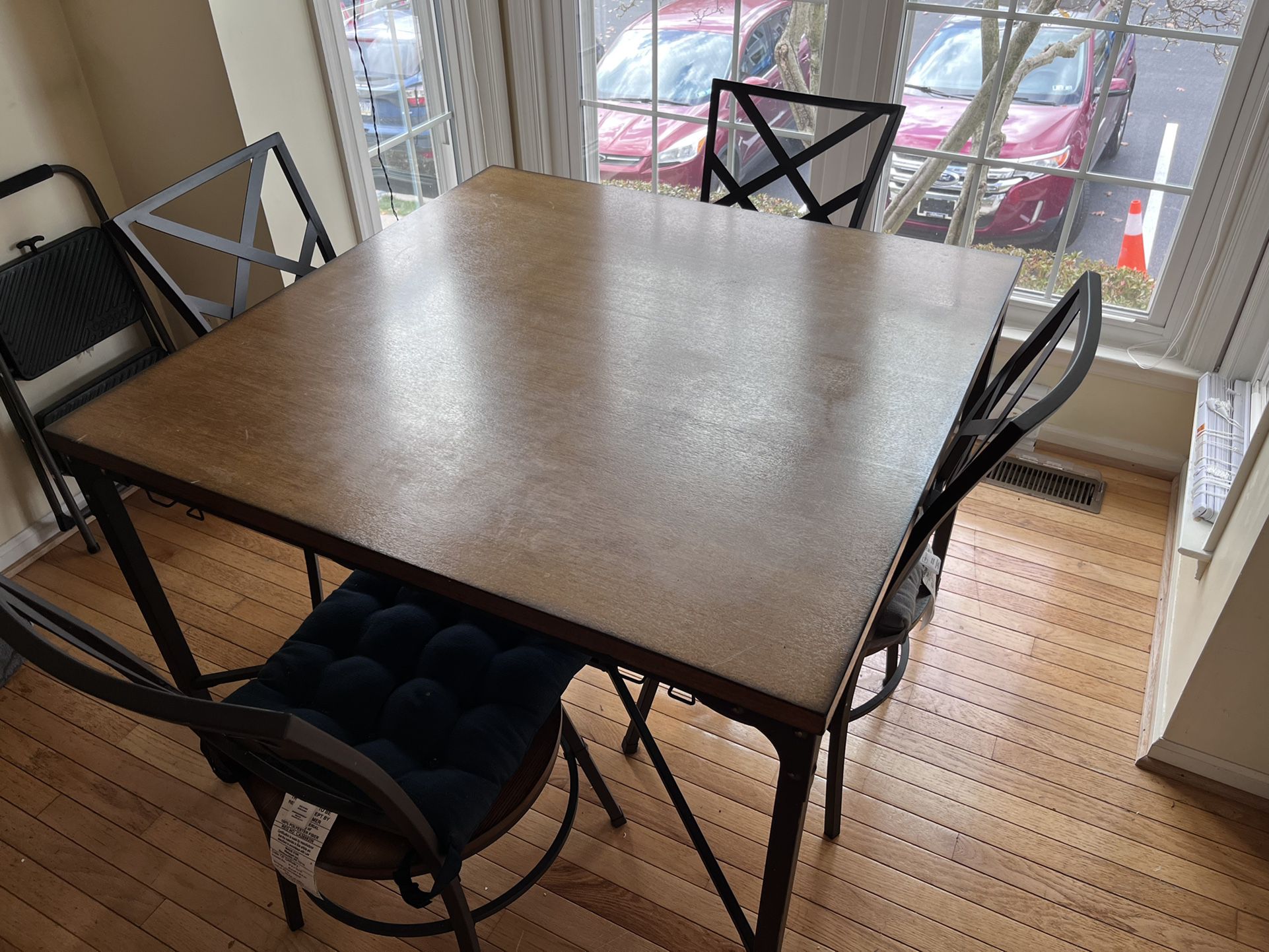 5-Piece Dining Set - Table Can Be Disassembled - Price Negotiable 