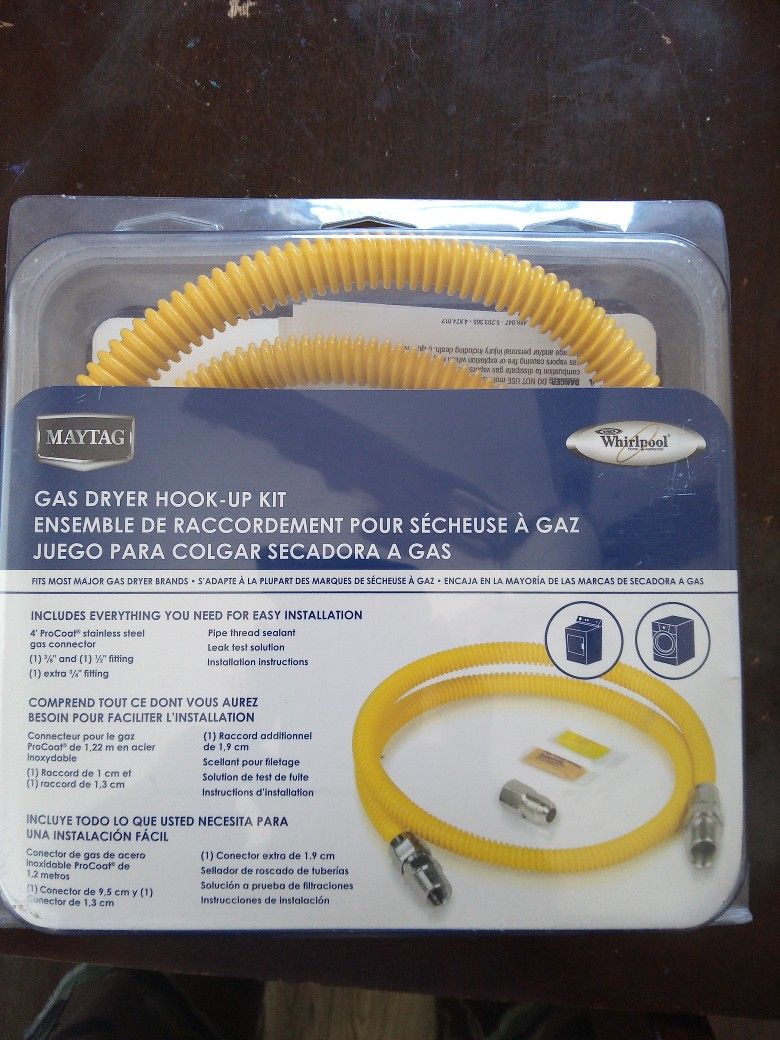 maytag gas dryer hook up kit #20-48kitrc