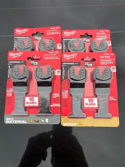 Milwaukee Oscillating Multi-Tool Blade Sets – 4 Packs