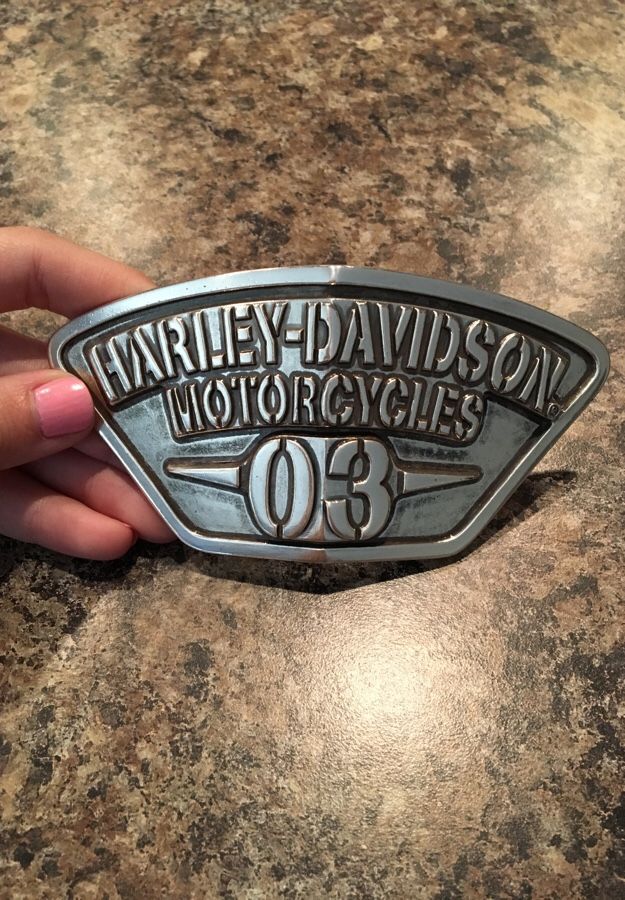 Harley Davidson 100th anniversary belt buckle