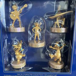 Disney World 50th 5 Box Ornament Set 