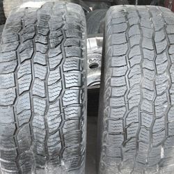 PAIR OF COOPER 275/55/20 WHEELS AND TIRES MOUNTED AND BALANCED 