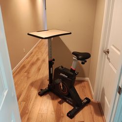 Adjustable Height Bike Desk