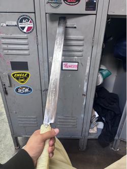 Two stainless steel machete knives