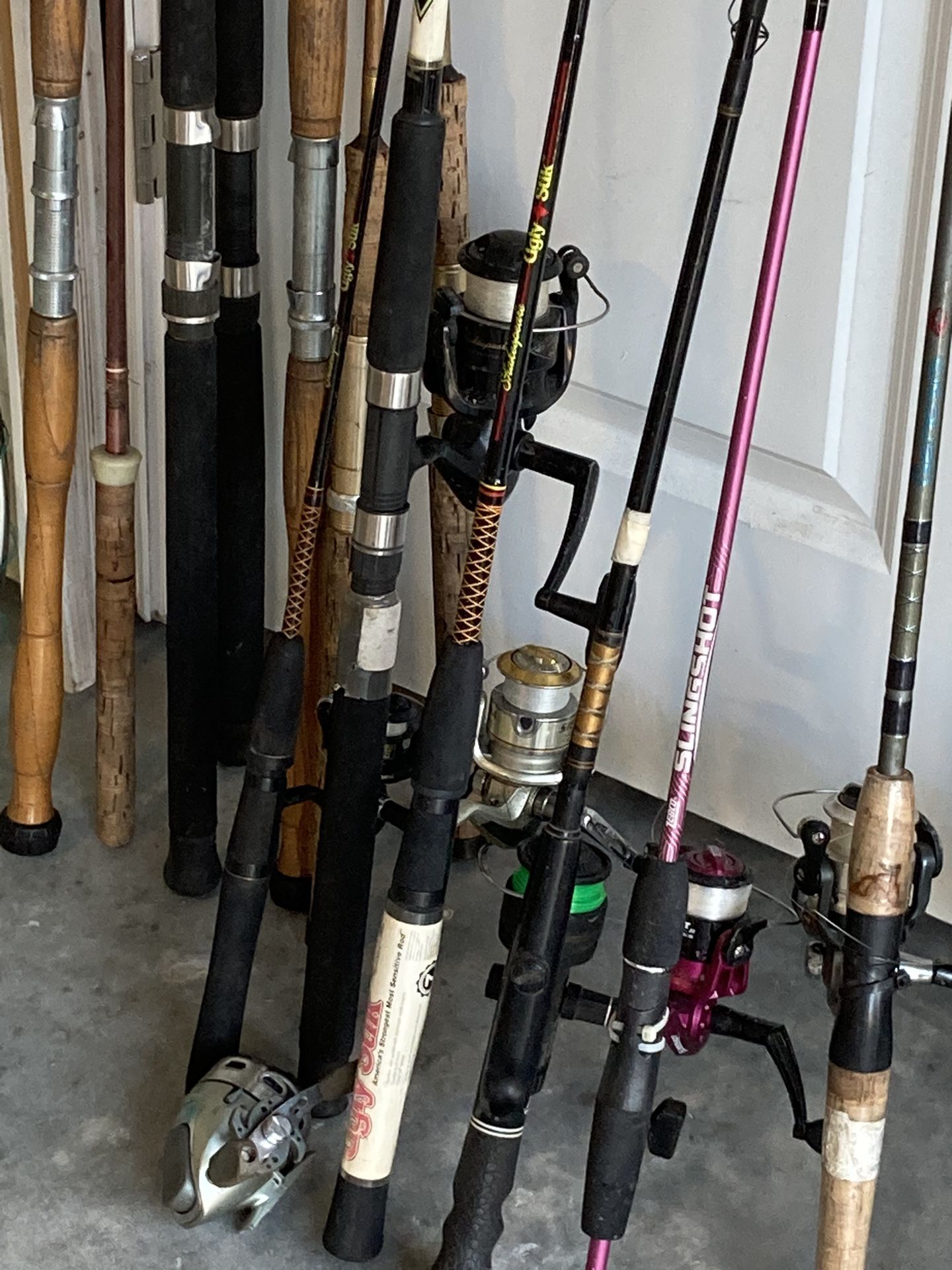 Fishing Pole Lot W/nets. $150 ALL for Sale in Zephyrhills, FL