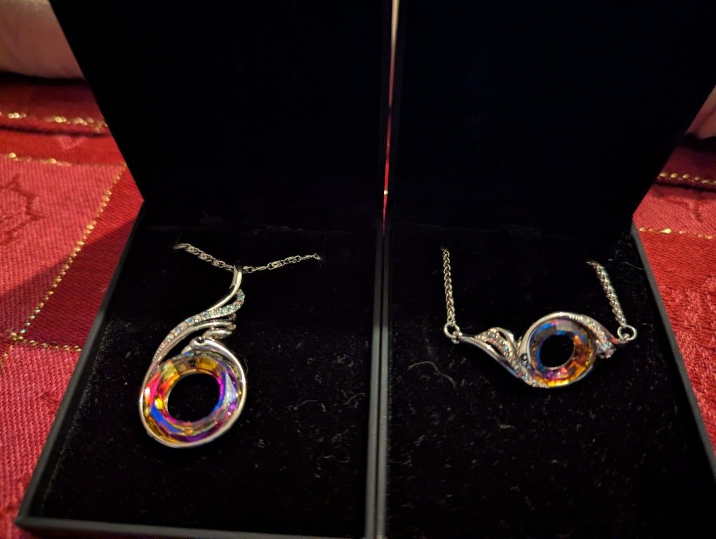 Kate Lynn Rising Phoenix Austrian Crystal Necklace/Bracelet Set