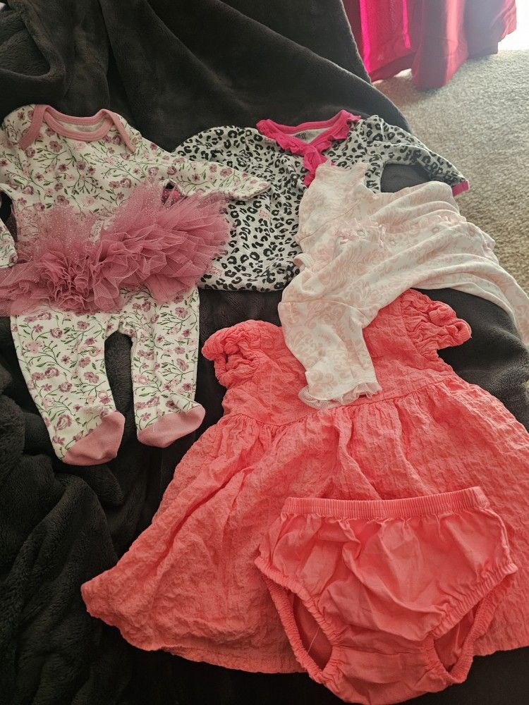 Newborn To 3 Month Baby Girl Clothes