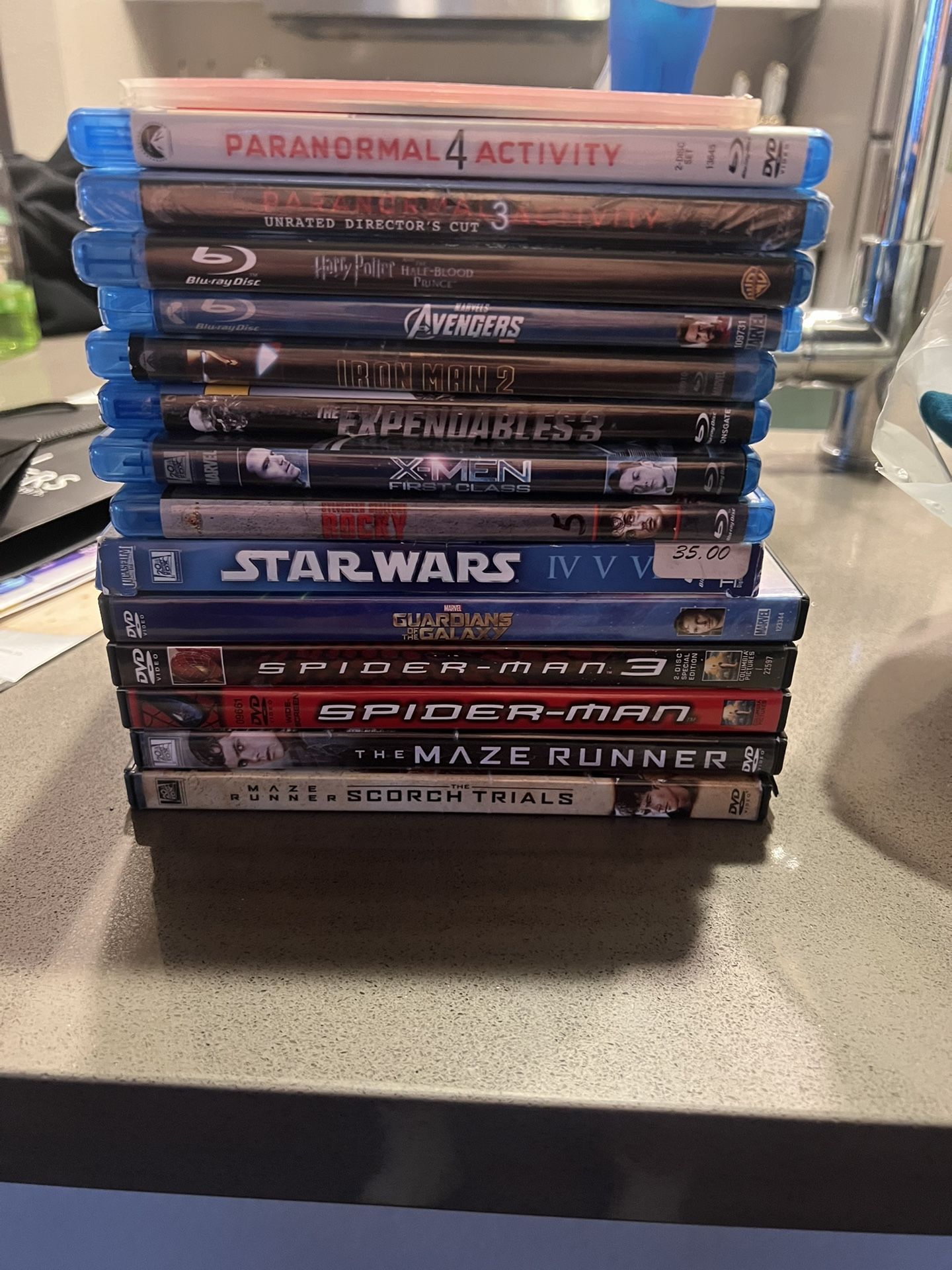 Blu-ray/dvd Lot