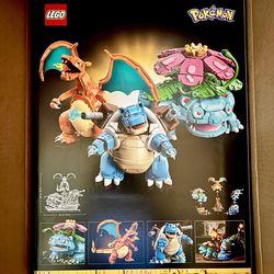 Lego Pokemon Venusaur Charizard Blastoise 72153