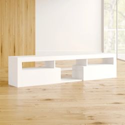 White TV Stand $40