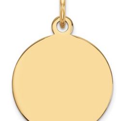 10K .013 gauge Engravable Round Disc 10XM135/13