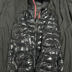 Black CK Puffer 
