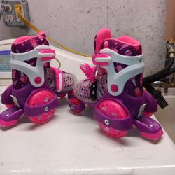 Size 11-3  Adjustable Roller Skates 