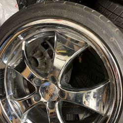 Antera Wheelset With Tires New 19 Inch