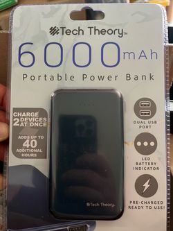 Tech Theory 6000mAh Portable Power Bank