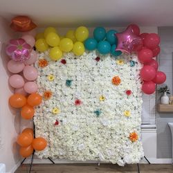 Flower Backdrop Wall