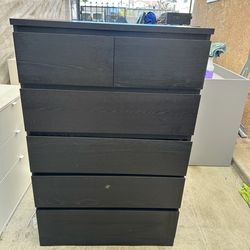 Black dresser