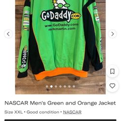Go Daddy NASCAR Authentic Race Car Jacket