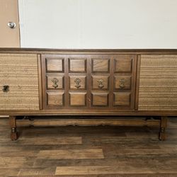 Mid century modern RCA Victorola console stereo