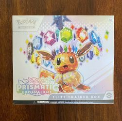 Pokemon TCG Prismatic Evolutions Elite Trainer Box ETB