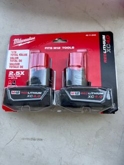 Milwaukee battery set 4.0