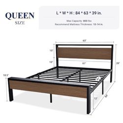Queen Bed Frame 