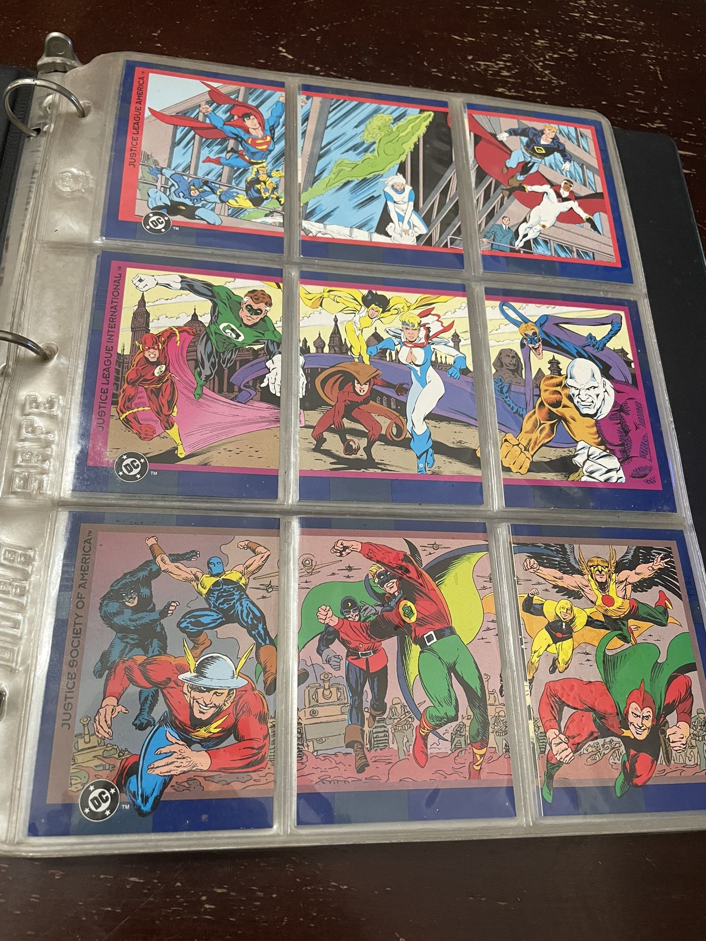 1991 Dc Trading Card Complete Set 150 Cards +6 Holographic’s
