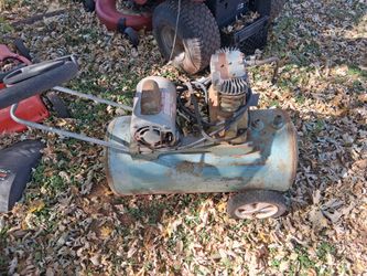 Old Compresser With High Piwered Dayton Motor