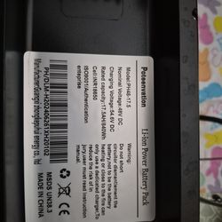 Ook. Tek 48v battery