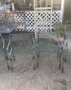 Victorian Style Cast Iron Garden Chair $90 Each OBO!