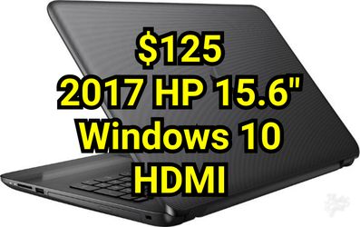 2017 HP 15.6" laptop