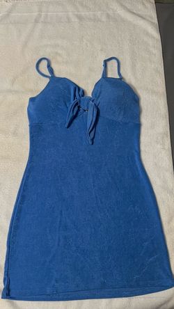 fashion nova blue Blouse