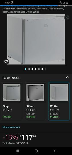 Homcom Countertop Mini Freezer