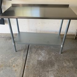 48x24 Stainless Steel Work Prep Table 
