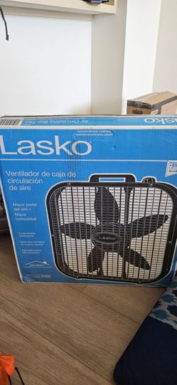 Lasko Air Circulating Box Fan-Black